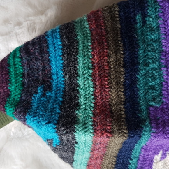 Nalbinding multi-coloured hat / toque | Viking Style | NWT - Picture 8 of 17